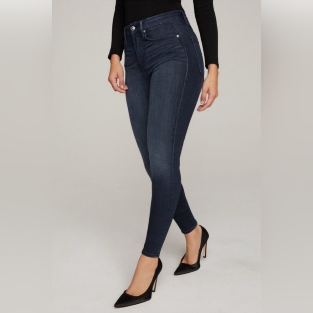 Good American Good Legs Blue600 High Rise Skinny Jeans